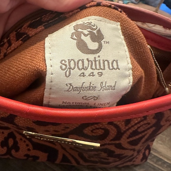 Spartina 449 Red and Black Floral Clutch - Picture 4 of 8